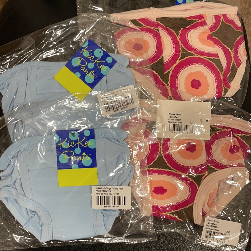 Kickee Pants Training Underwear NEW IN PACKAGE - Pink Agate Set